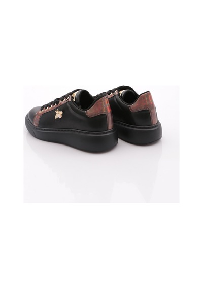 Dgn B2013 Kadin İnci Taşli Sneakers Siyah
