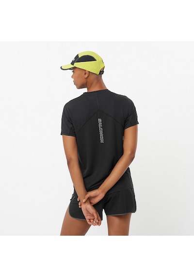 Salomon Salomon Sense Aero Kadın Siyah Koşu Tişört 27180 Siyah