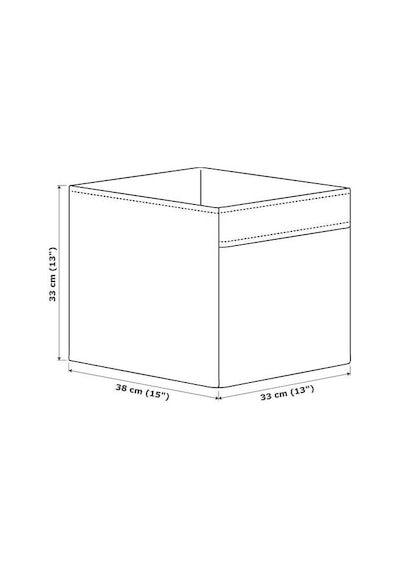 Ikea Dröna Katlanabilir Saklama Kutusu 33 X 38 X 33 Cm Çok Renkli