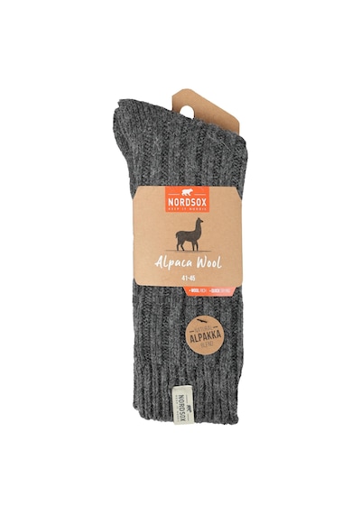 Bolero Nordsox E31 Erkek Alpaka Yün Soket Çorap 41-45 Antrasit