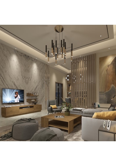 Decoraktiv Trendstyle 4s Mdf Tv Ünitesi Ve Orta Sehpa 2'li Set Pera