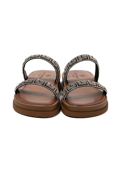 148 Brown Terlik Kadın 26261 Myconian 2025 Greek Sandal Kahverengi