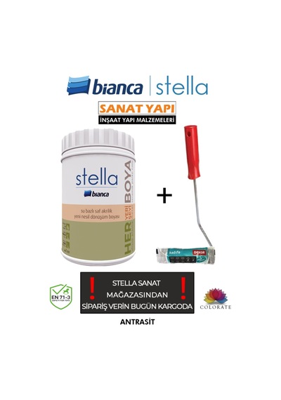 Su Bazlı Saf Akrilik Boya Ve Rulosu 1lt Diğer