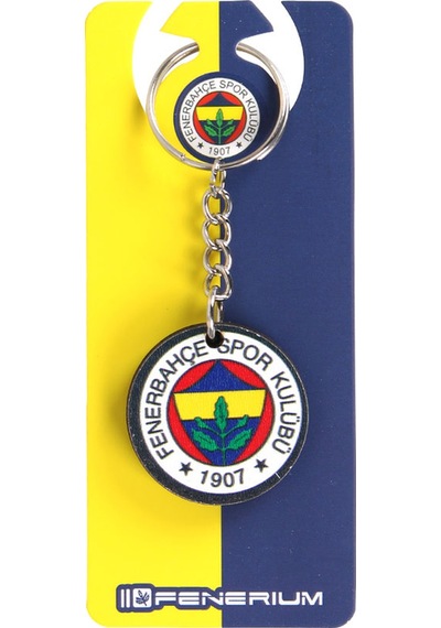 6 Renk Logolu Ahşap Anahtarlık