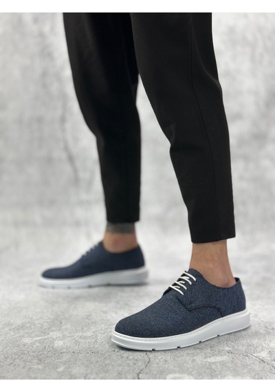 DMR Elegance Ba0003 Bağcıklı Klasik Spor Keten Lacivert Beyaz Taban Casual Erkek Ayakkabı Rekli DMR Elegance Ba0003 Bağcıklı Klasik Spor Keten Lacivert Beyaz Taban Casual Erkek Ayakkabı Rekli