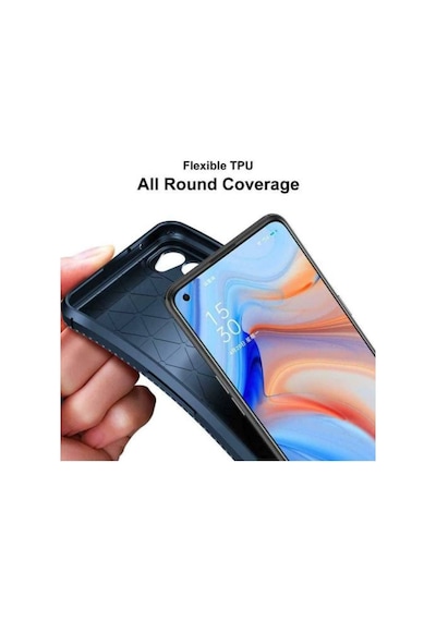 Oppo Reno 4 Pro Kilif Karbon Tasarim Negro Silikon Kapak 466625405