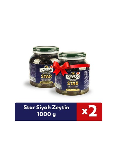 Star Gemlik Siyah Zeytin 1 Kg Pet 1 Alana 1 Bedava