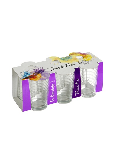 Touch Me Su Bardağı 215 Cc 6'lı Altın - Beyaz
