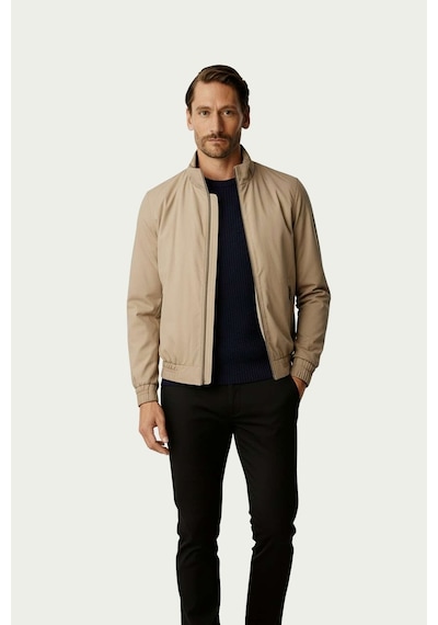İgs Taş Erkek Bomber Mont Modern Kesim-26030 Bej