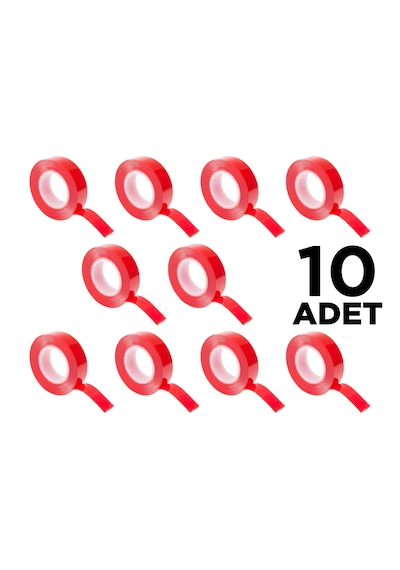 Akrilik Silikon Esnek Su Geçirmez Çift Taraflı Bant 10 Adet