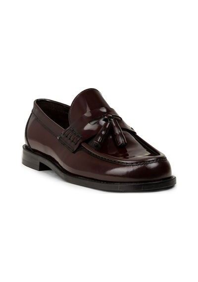 Deery Erkek Bordo Hakiki Deri Püsküllü Makosen - 02001mbrdm01 Bordo