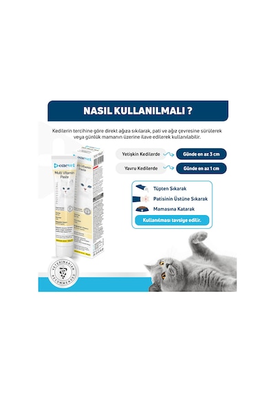 Onevet Kedi Maltı 50 gr Multivitamin Malt Macunu