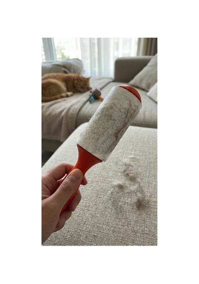 Tüy Toplayıcı Rulo Yapışkanlı Kedi Köpek Tüyü Toz Toplama 56 Yaprak