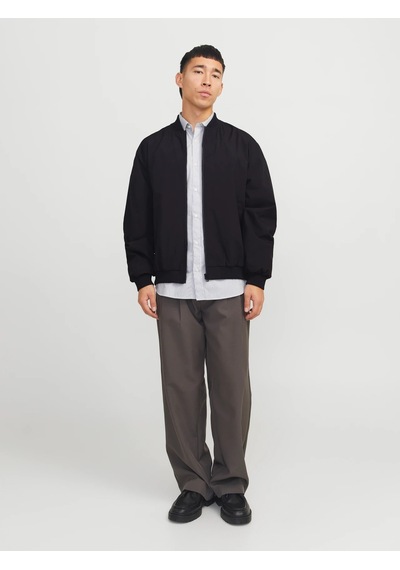 Jack & Jones Jack&jones Jjecharge Erkek Bomber Ceket 12268608 Siyah