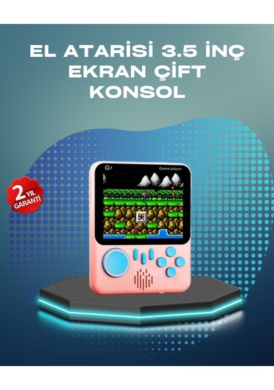Techmrt 3.5 İnç Lcd Ekranlı 666 Oyunlu Taşınabilir Retro Oyun Konsolu