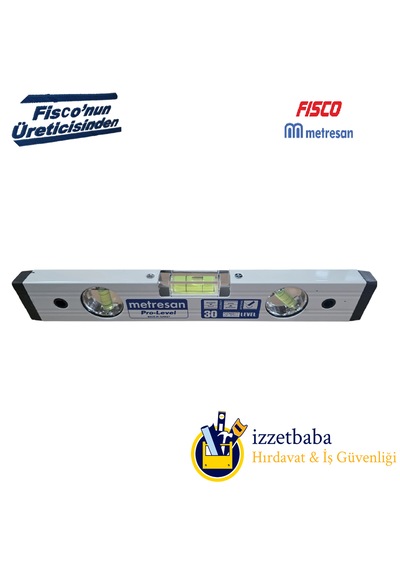 Fisco Metresan 30 Cm Pro-level Alüminyum Profil Su Terazisi