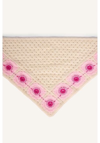 Defacto Kadın Çiçekli Örme Bandana I6818ax26smpn101 Pembe-pn101