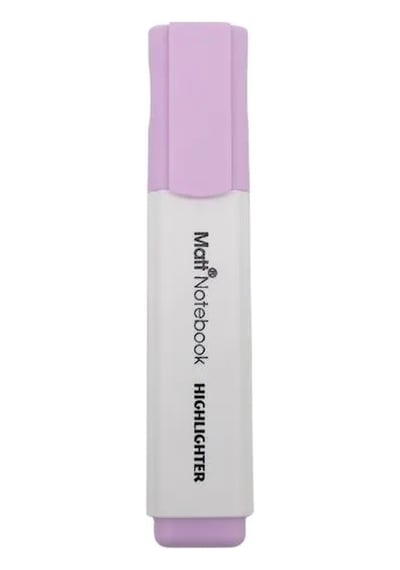 Matt Notebook Highlighter Pastel Renk Fosforlu Kalem-6 Pembe