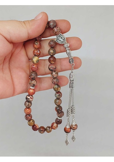 Jasper Taşı Tesbih 33lük 8mm 53086 Çok Renkli
