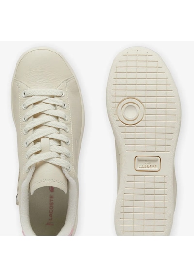 Lacoste Carnaby Set Leather Womens Sneaker Hakiki Deri Kadın Günlük Spor Ayakkabı Krem Krem Lacoste Carnaby Set Leather Womens Sneaker Hakiki Deri Kadın Günlük Spor Ayakkabı Krem Krem