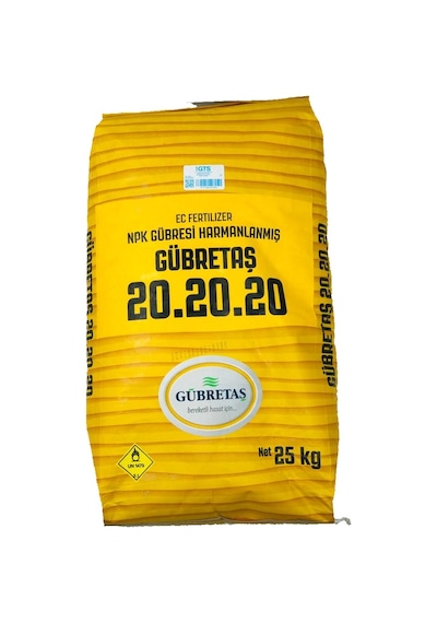 Gübretaş 20.20.20 + ME Damlama Sulama Gübresi 25 KG