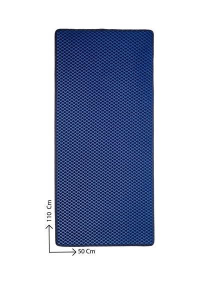 50x110 Cm Hücreli Kedi Kumu Paspası Kedi Matı Kedi Tuvalet Önü Paspası Lacivert