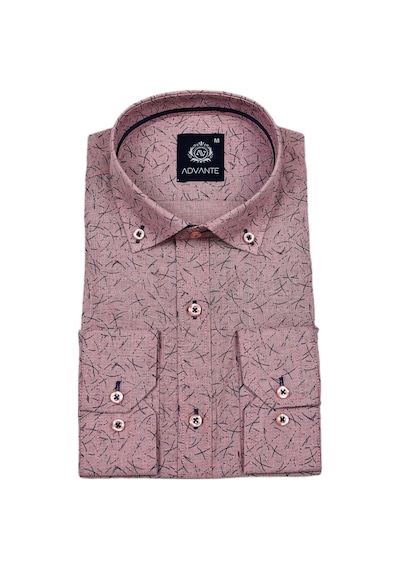 Erkek Uzun Kol Silim Fit Gömlek Bgl-st01688 Pembe