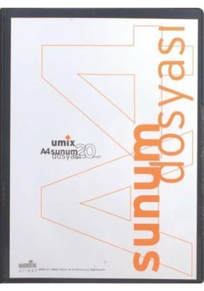 Umix Sunum Dosyası 20 Li Gri Cepli
