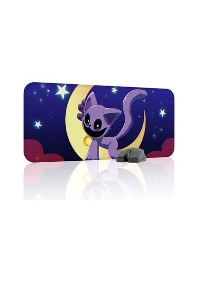 Poppy Playtime Kaymaz Dikişli Kauçuk Oyuncu Mousepad V2 - 70x30 Xl Gaming Mouse Pad Fare Altlığı