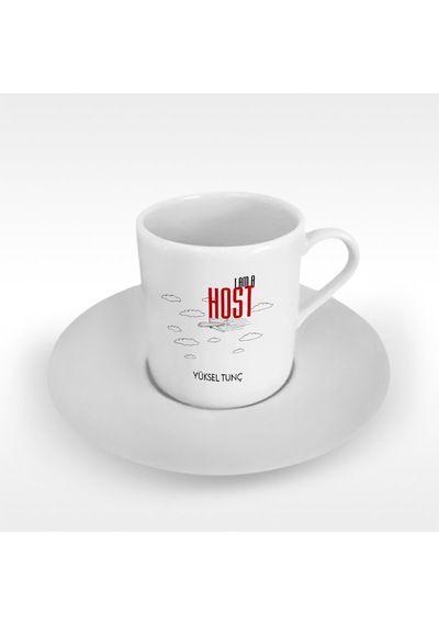 Kişiye Özel Mesleki Host Türk Kahvesi Fincanı