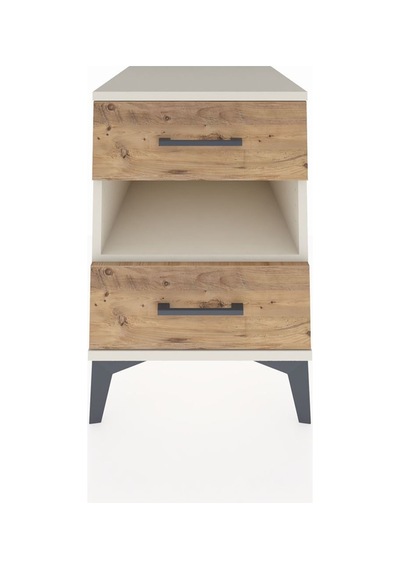 Kronos Komodin Tek Raflı 2 Çekmeceli 44x59x64 Aytaşı-çam Aytası
