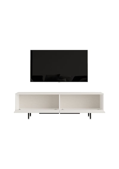 Bohem Tv Ünitesi 160cm Sehpası Metal Ayaklı Beyaz Boh1-w Beyaz