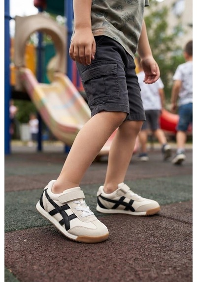 Fort Tıgor Cool Anatomik Hafif Rahat Sneaker Erkek Çocuk Ayakkabı Bej