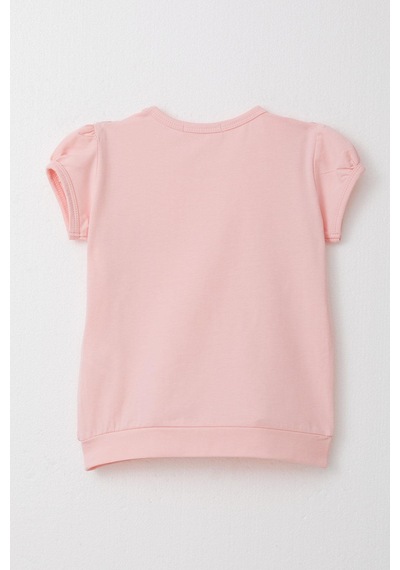 Breeze Kız Çocuk Tişört Güpürlü 1.5-5 Yaş, Pembe