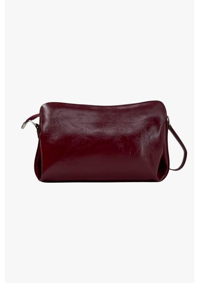 Sosela 67-6012 Kadın Parlak Bordo Portföy Çanta P.bordo