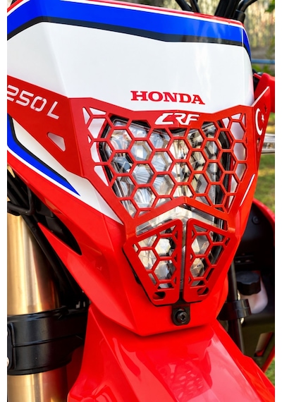 Honda Crf250l 2023 2026 Far Koruma Kırmızı / Crf250 L Far Koruyucu