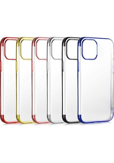 Apple Uyumlu  iPhone 12 Pro Kılıf Zore Dört Köşeli Lazer Silikon Kılıf