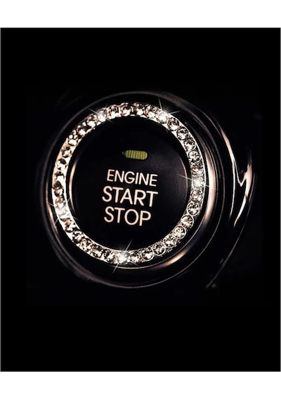 Taş Kaplı Start Stop Tuşu Çerçevesi