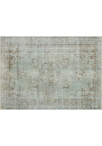 Gerçek El Dokuma Eskitme Vintage Halı 179 X 245 Cm F1239