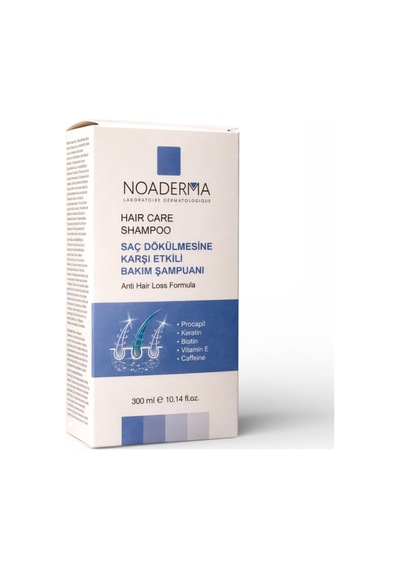 Noaderma Saç Dökülmesine Karşı Etkili Bakım Şampuanı 300 Ml