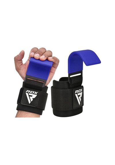 Rdx Wan-w5 Ağırlık Kaldırma Kancası Profesyonel Fitness Ve Powerlifting Kaldırma Aparatı Açık Mavi