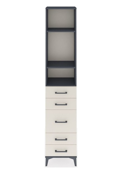 Arges Dolap 3 Raflı 5 Çekmeceli 44x30x221 Antrasit-aytaşı Antrasit Arges Dolap 3 Raflı 5 Çekmeceli 44x30x221 Antrasit-aytaşı Antrasit