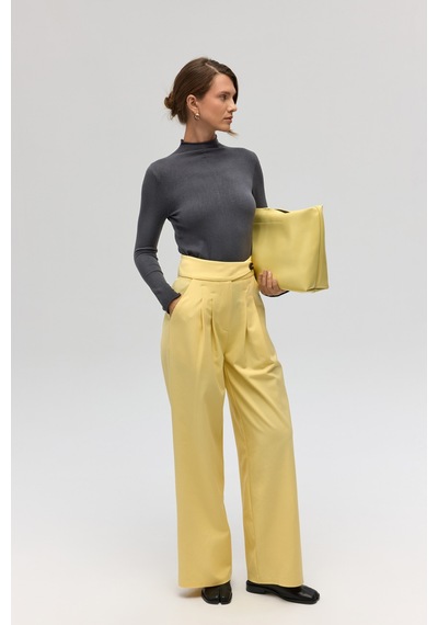 Mai Collection Mai Studios Co. Serina Balıkçı Yaka Antrasit İnce Triko Antrasit
