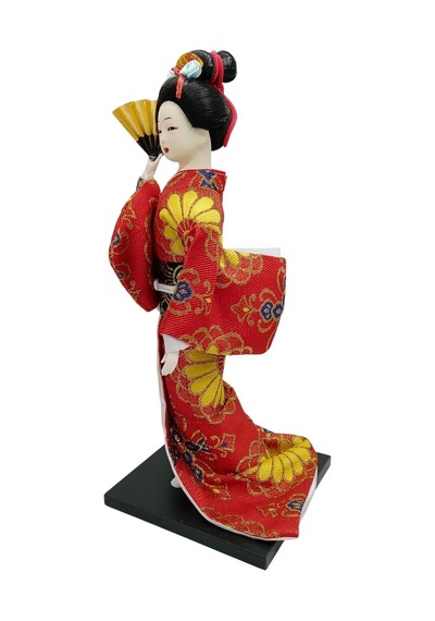 Japon Kimonolu Geyşa Bebek Kabuki Biblo 30 Cm No.15 Anime