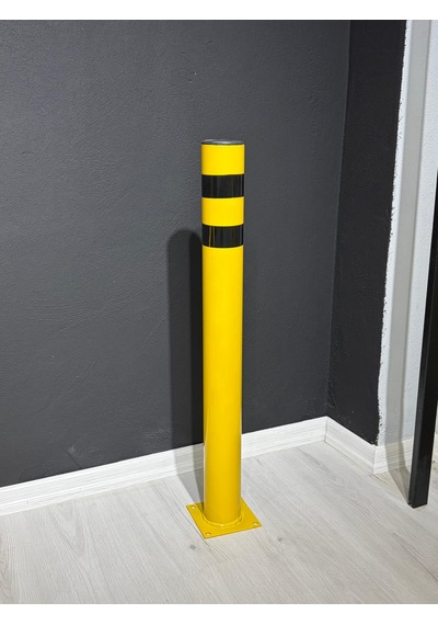 76 Lık Metal Otopark Demir Duba Delinatör Sabit Park Bariyeri Park Engel Demiri 75cm