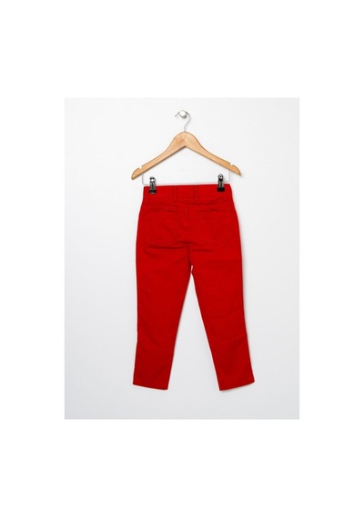 Çlm Store Erkek Çocuk Kırmızı Pantolon Kırmızı Kırmızı