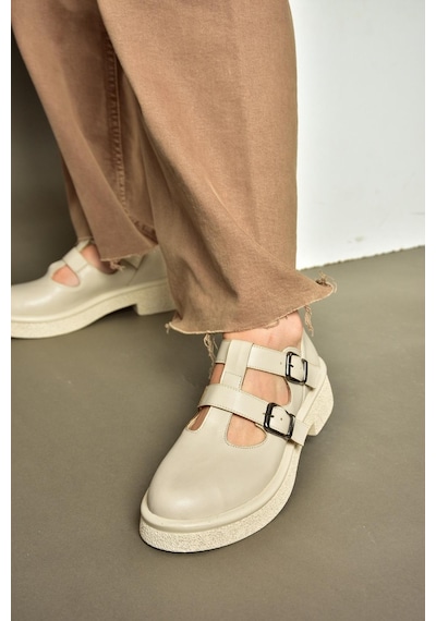 Fox Shoess996019109 Bej Kadın Ayakkabı Bej