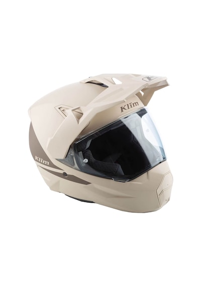 Klim X1 Alpha Carbon Korumalı ADV Motosiklet Kaskı Krem Kahverengi