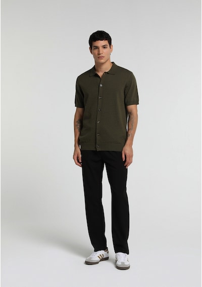 Colin's Colins Regular Fit Polo Yaka Jakarlı Erkek Yeşil Kısa Kol Kazak Cl1080523 Q1.v1 Grn Colin's Colins Regular Fit Polo Yaka Jakarlı Erkek Yeşil Kısa Kol Kazak Cl1080523 Q1.v1 Grn