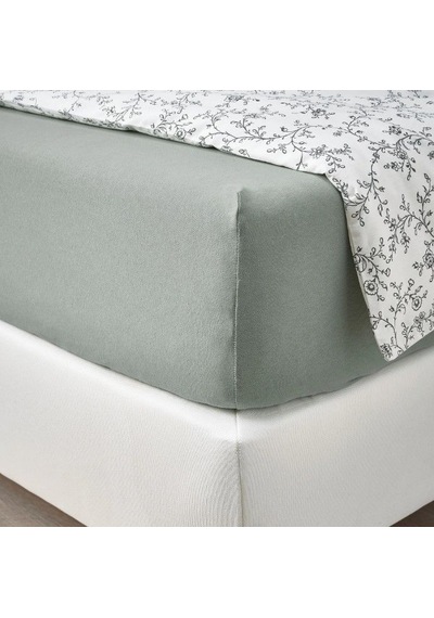 Ikea Varvıal Tek Kişilik Çarşaf 80 X 200 Cm Yeşil